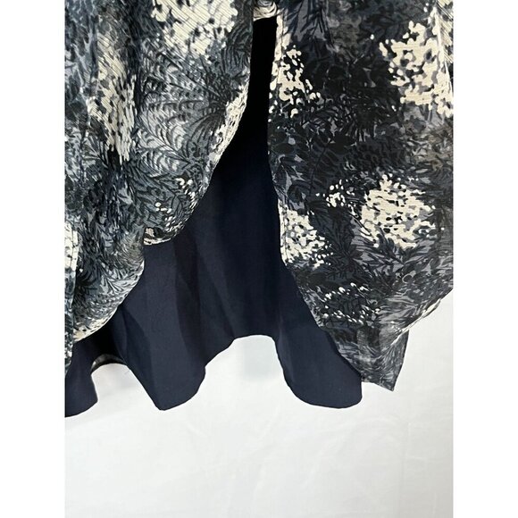 Joie Sleeveless Mini Babydoll Dress Blue‎ Cream Baltic Print Size Large - Picture 7 of 12